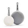GreenLife Non Stick Fry Pan Set (7" & 10"), Non-Toxic