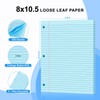 Blue Loose Leaf Paper 100 Sheets 8" x 10.5" Filler