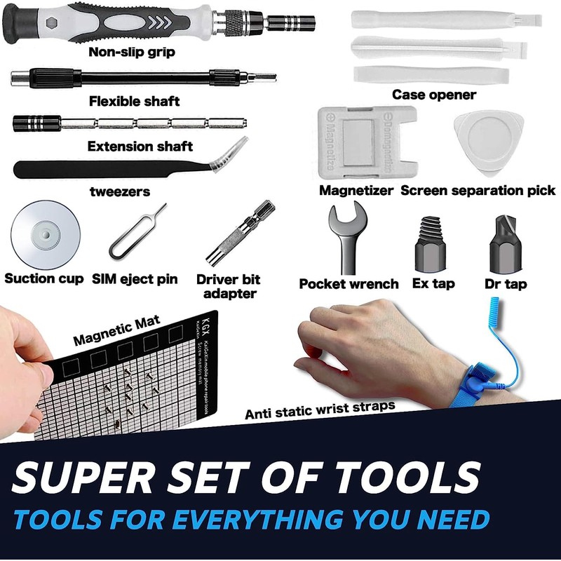 FANACAN 160-in-1 Precision Mechanic Screwdriver Set - Precision Tool Kit
