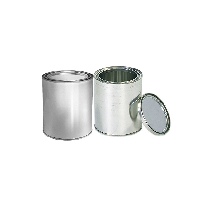 Empty Quart Paint Cans with Lids (2 Pack) Empty Metal