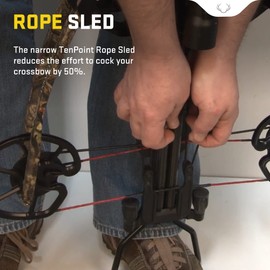 TenPoint Rope Sled - Reduces Crossbow Cocking Effort by 50% - Not Compatible with Nitro X