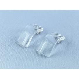 Switch It! Original Universal 1 Pair of Wide Temple Joints for Switch It Glasses - Various Models - Perfect Fit & Durability for Your Style, Colourless 923