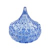 Godinger Blue Glass Hershey Kiss Candy Dish - A Sweet