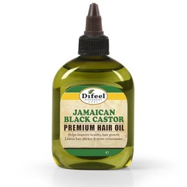 Difeel Premium Natural Jamaican Black Castor Hair Oil 7.1 oz - Aceite de ricino negro jamaicano para el crecimiento del cabello