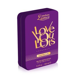 LOVE YOU LOTS DELUXE LIMITED EDITION BY CREATION LAMIS PERFUME FOR WOMEN 3.3 OZ / 100 ML EAU DE PARFUM SPRAY