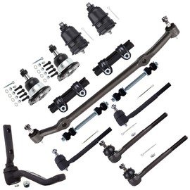 GDSMOTU RWD Suspension Kit Fit for Chevy El Camino 1978-1987 for Buick Regal 1978-1987 for Chevy for Malibu 1978-1983, Tie Rod End Sway Bar End Link Ball Joint Idler Arm Track Bar (14Pcs)