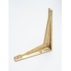 Satin Brass Shelf Brackets | Heavy Duty Brackets for Kitchen