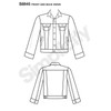 Simplicity Pattern S8845 Unisex Jean Jacket Sewing Pattern Kit by