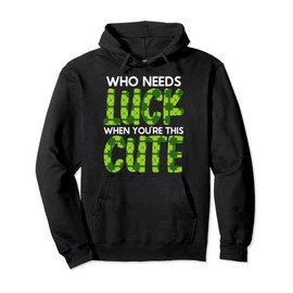 St Patricks Day Lucky Shenanigans Shamrock St Pattys Pullover Hoodie