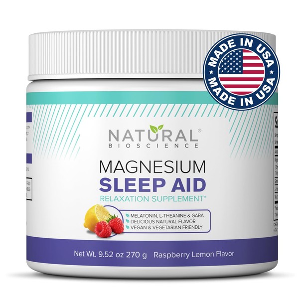Magnesium Sleep Night Time Powder - Magnesium Citrate, Magnesium Glycinate