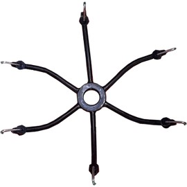 Replace Black 0216 Spider Bungee Truck Snow Tire Chains Adjuster Tensioner,Applicable to passenger cars and light trucks. Set of 2