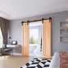 EaseLife 6.6 FT Double Door Sliding Barn Door Hardware Track