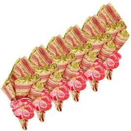 C&F Home Gabrielle Reversible Cotton Machine Washable Napkin 18X18 Set of 6 Napkin Set of 6 Pink