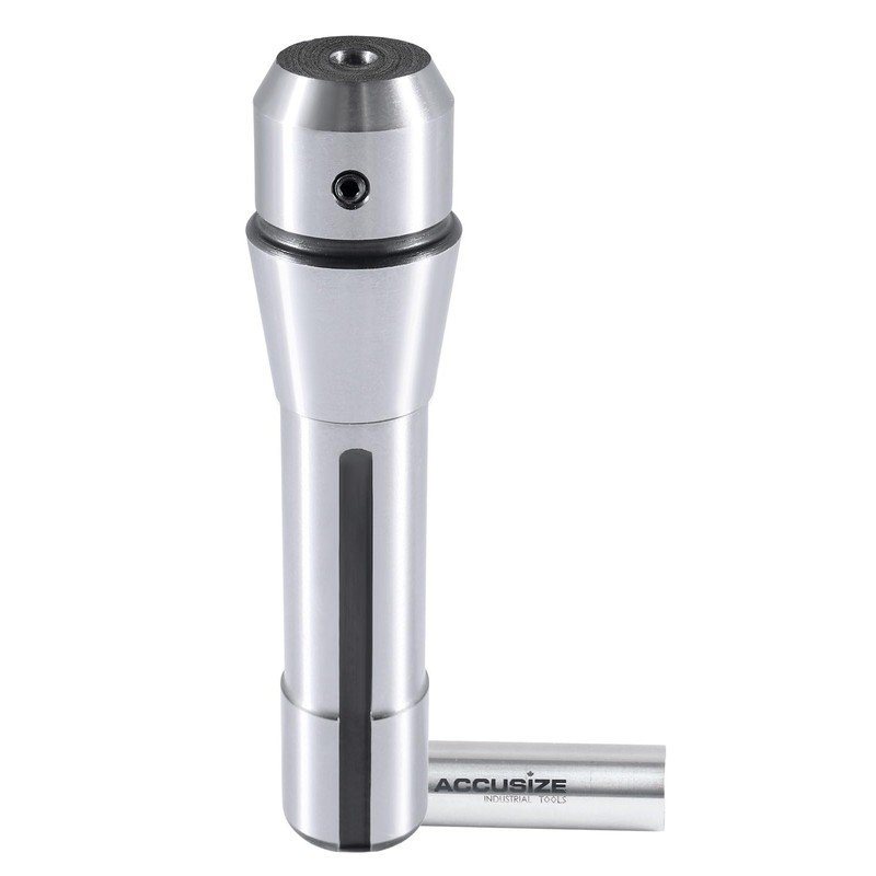 Accusize Industrial Tools 1/4'' R8 End Mill Holder, 7/16-20'' Drawbar
