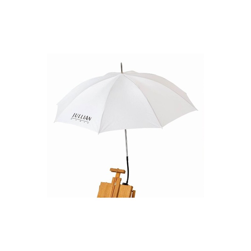 Jullian French Easel Umbrella White - Adjustable Clamps To the