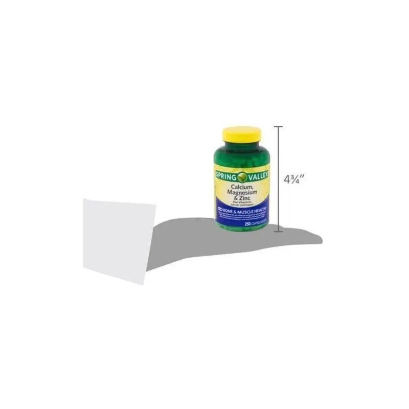 Calcio Magnesio Zinc Vitamina D3 250 Caps Multivitaminico Sabor Neutro