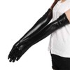 LOVART'S BEAUTY Sexy PU Leather Long Gloves, Glossy, 20.5 inches
