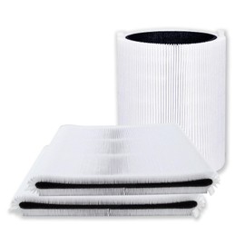 PUREBURG 47501 47502 Replacement Filter Compatible with Nuwave OXYPURE HEPA 300 Air Purifier,3-Pack H13 True HEPA & Activated Carbon 2-in-1