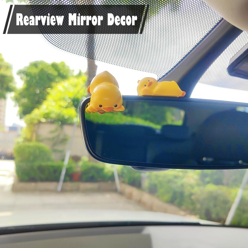 Little Animals Car Dashboard Decorations, Rear View Mirror Accessories Car