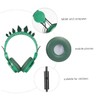 TEHAUX Adorable Dinosaur Rhinestone Headphones with Mic Headset for Boys
