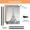 upsimples 27x40 in Poster Frame Black 3 Pack, Scratch-Proof Picture