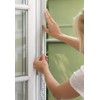 tesa fly screen for standard windows, white, light privacy screen,