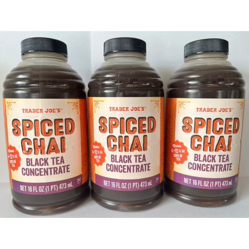 Trader Joe's 3 Packs Trader Joe’s Spiced Chai Black Tea