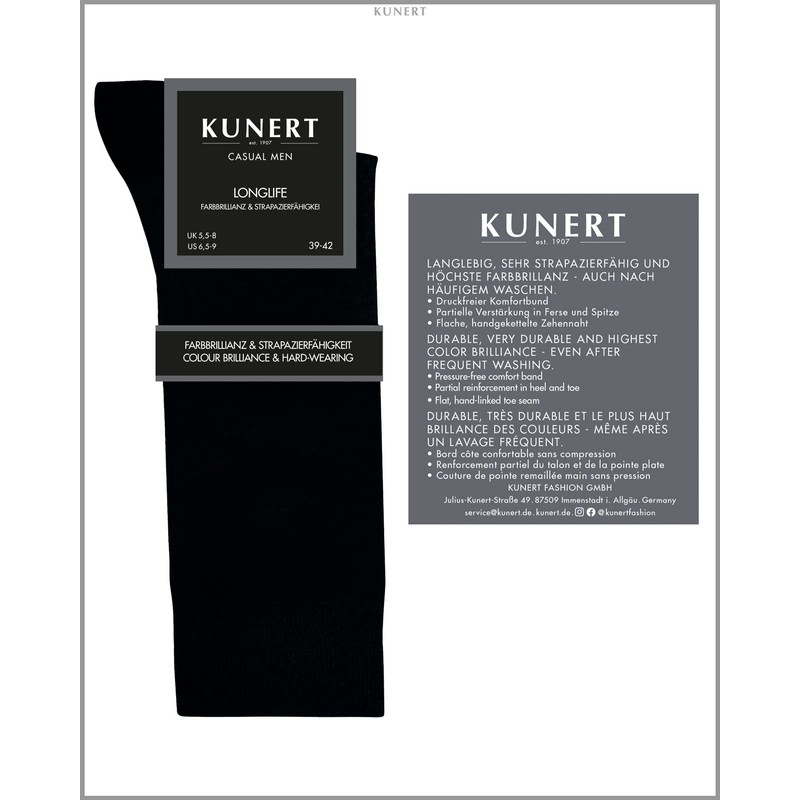 Kunert Men's Socks Longlife - 43/46