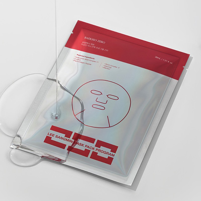 Household White Paper Zero Sangmin Lee Mask Pack 250 10