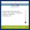 RSVP International Endurance Kitchen Collection Open Stock Measuring Spoon, Stainless