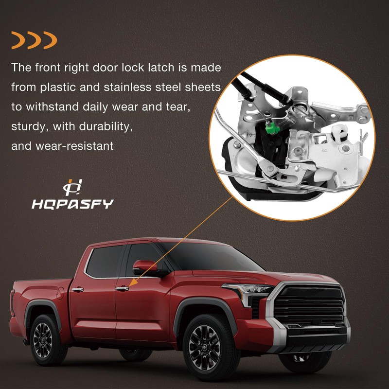 Door Lock Front Right Latch Actuator Compatible with 2001-2007 Toyota