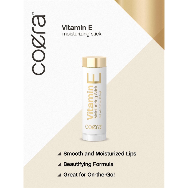 Coera Vitamin E Moisturizing Stick for Lips | .12 oz