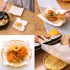 Oil-Absorbing Paper For Fried Food and Tempura,Extra Thick,50 Sheet Pack,19.7cm