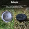 RULLINE 4 PCS 6" Flexible PVC Cap with Stainless Steel