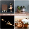TA-VIGOR 1Pcs Copper Sheet Roll, 3000mm x 30mm x 0.1mm