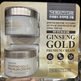 The Beauty Care Ginseng Gold Cream Premium High Moisturizing 220ml 2 Pieces / 더뷰티케어 진생골드 크림 프리미엄 고보습 220ml 2개입