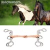 SALUTUYA Snaffle de Entrenamiento Ultraligero a Prueba de óxido para