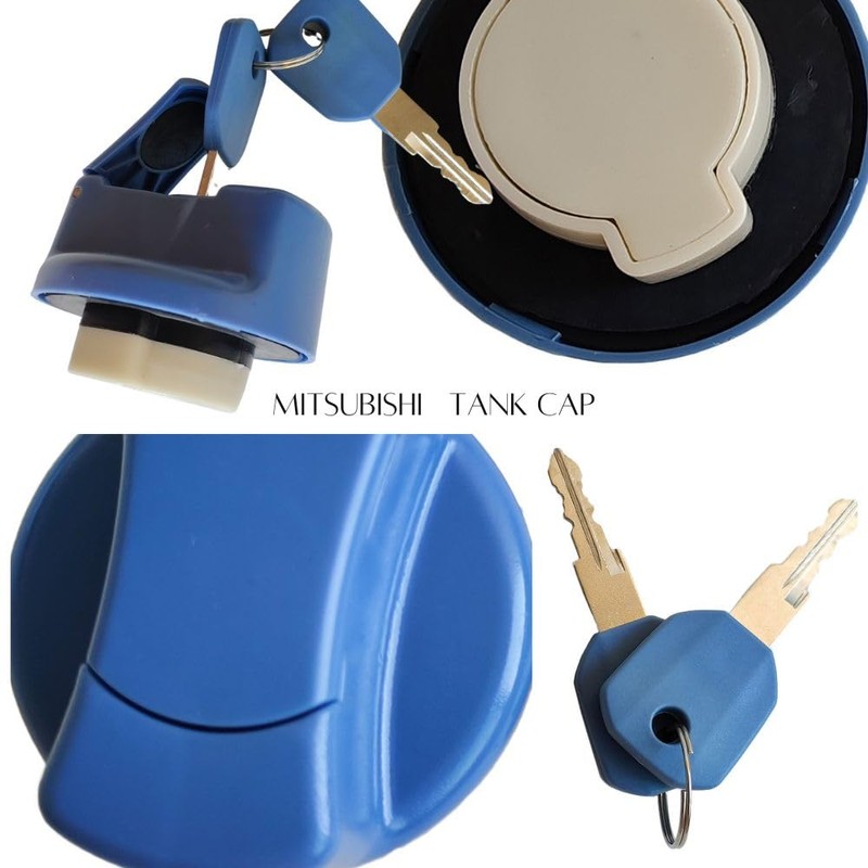 【one+lifestyle】Mitsubishi Fuso AdBlue Tank Cap with 2 Keys, Urea Solution