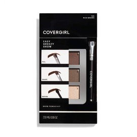 CoverGirl Kit de Cejas Easy Breezy Brow, Rich Brown, 4 g