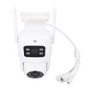 PTZ Security Camera WiFi Dual Lens 4MP Night Vision Motion