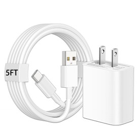 Smart Ring Charger Doorbell Camera Charger Cable Compatible for Oura Ring 4/Gen 3, Botslab RingPro, EufyCam 3(S300)/3C(S300C)/S330(S3 Pro)/S340, Tapo C520WS/C320WS Charging Cable USB A to Type-c 5 ft