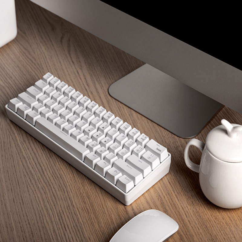 61 Keys Dual Mode Mechanical Keyboard RGB Backlight High Special