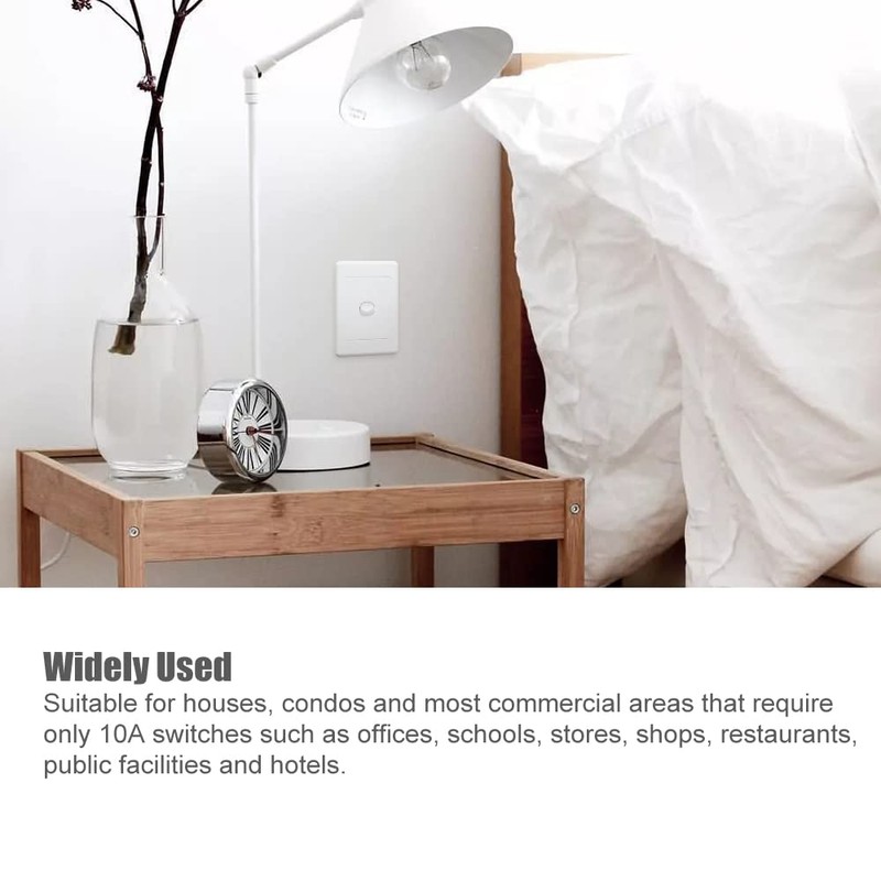 Contech CLSOL 1 Gang 2 Way Push Button Light Switch