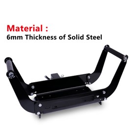 X-BULL Winch Cradle Universal Mount Plate for Recovery Winches，Suitable winches for 13500 lbs, 13000lbs, 10000lbs, 9500lbs,etc
