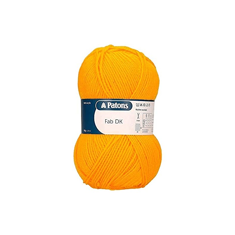 Patons Knitting Yarn, Acrylic, Canary, One Size