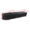 Piano Keyboard Dust Cover Waterproof Breathable Stretchy Black Electric Piano