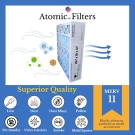 Atomic Compatible for Trane FLRQB5AH21M11 20.7x20x4.7 MERV 11 Filter - 2 Pack