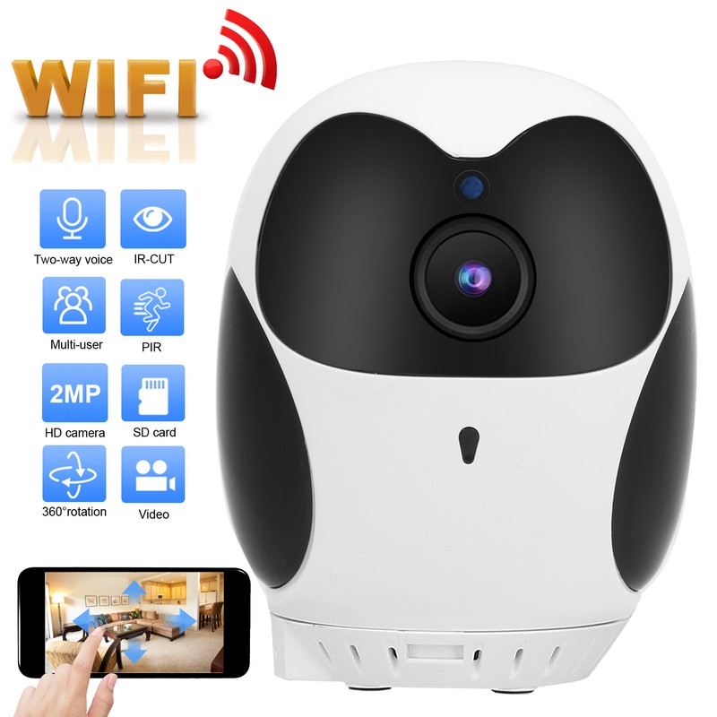 360° 1080P HD Wifi Camera HDR Battery Network Cloud Storage