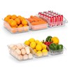 WANZQHONG Refrigerator Box 6 Crisper Container Utility food Storage Box