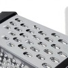 Zester 5404337 Hexagonal Cheese Grater with Non-Slip Base, Multi-Purpose Stainless